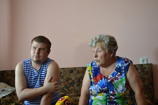 Український герой Ігор Сахній, який осліп в АТО, лікується на Тернопільщині