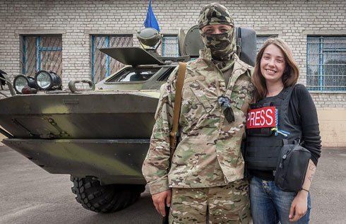 Волонтерка з Тернопільщини розповідає світові правду про Україну