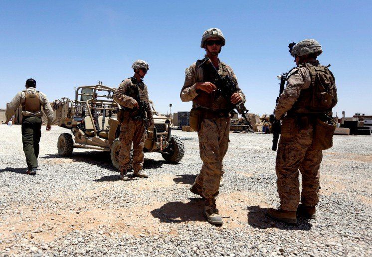 Американські морські піхотинці в афганській провінції Гельменд. Фото: Reuters