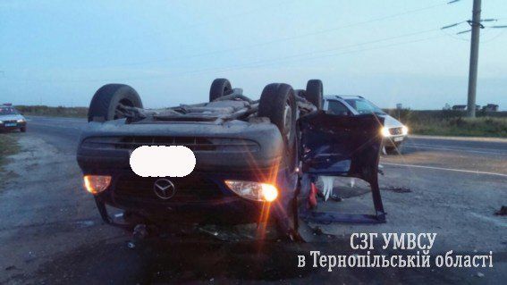 На Тернопільщині у трьох аваріях постраждали шестеро людей (ФОТО)
