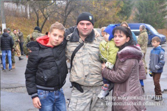 Бійці спецбатальйону «Тернопіль» повернулися додому із зони АТО (ФОТО)