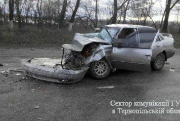 На Чортківщині легковик врізався у каток, водій загинув, пасажир у лікарні (ФОТО)