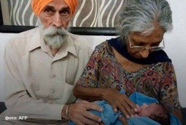 70-річна жителька Індії вперше стала матір’ю (ФОТО)