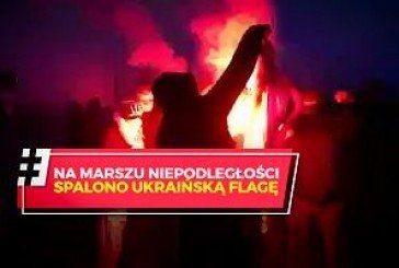 Польські фашисти спалили український прапор на марші незалежності (ВІДЕО)