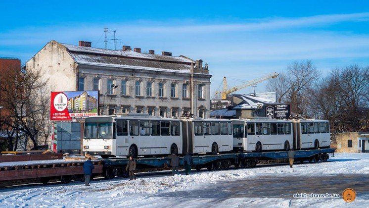 Два чеських тролейбуси, які привезли до Тернополя, вийдуть на маршрут у лютому