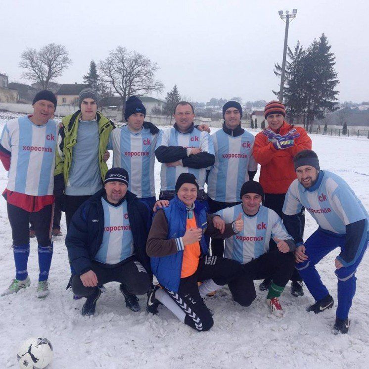 На Гусятинщині провели першість району з міні-футболу на снігу (ФОТО)
