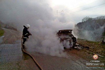 У Тернопільському районі згоріло «Audi 80» (ФОТО)