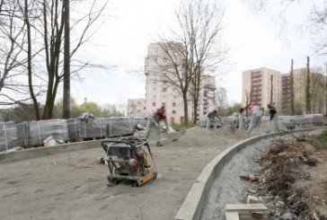 До Великодня у Тернополі планують завершити ремонт пішохідних доріжок на «Дружбі»