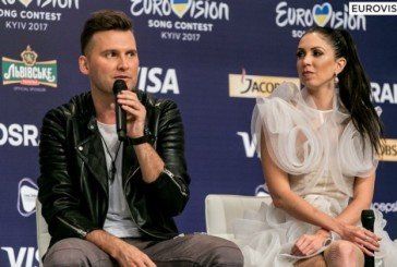 Естонський конкурсант прибув на Євробачення в Україну із сином, якому лише два тижні (ФОТО)
