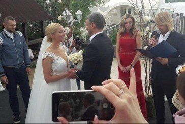 Тоня Матвієнко вийшла заміж: святкування на березі Дніпра і ведучий Олег Винник (ФОТО)