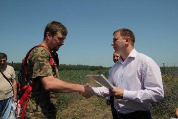 Керівник Тернопільщини Степан Барна: Ми працюємо над тим, щоб кожен боєць АТО отримав земельну ділянку (ФОТО)