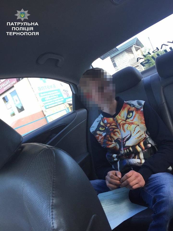 На Тернопільщині патрульні оштрафували нетверезого водія, який видавав себе за іншу людину (ФОТО)