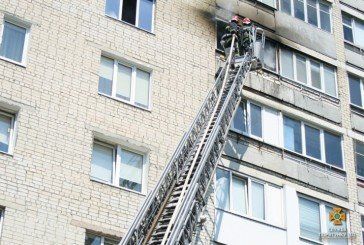 У Тернополі виникла пожежа на сьомому поверсі дев’ятиповерхівки (ФОТО)
