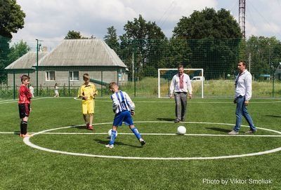 У Шумській ОТГ відкрили футбольне поле зі штучним покриттям (ФОТО)