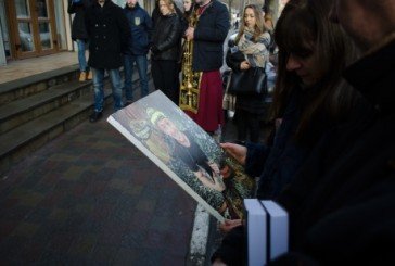У Тернополі вшанували пам’ять загиблого під Іловайськом Героя Андрія Дрьоміна (ФОТО)