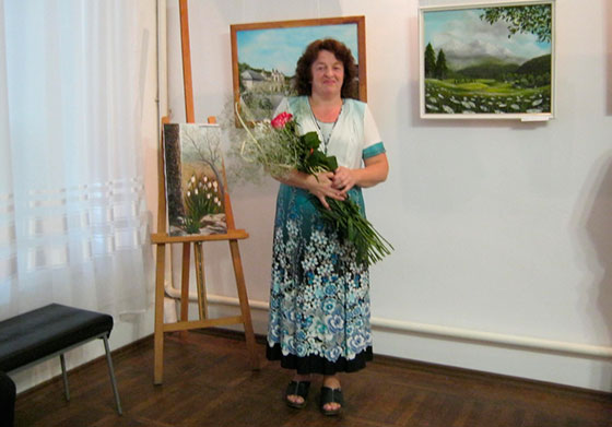 Кременецька художниця Наталія Гринчак представила на персональній виставці в музеї 50 картин (ФОТО)