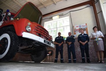 Більче-Золотецька місцева пожежна команда, що на Борщівщині, отримала спецавтомобіль, обладнання та спорядження (ФОТО)