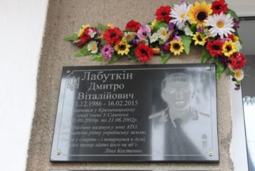 У Кременці відкрили пам’ятну дошку військовому журналісту Дмитру Лабуткіну, який загинув на Донеччині (ФОТО)