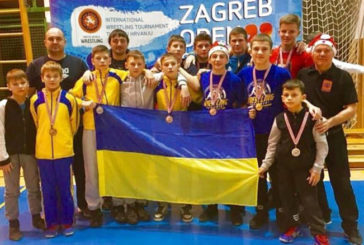 Тернопільські борці стали призерами Різдвяного турніру у Загребі