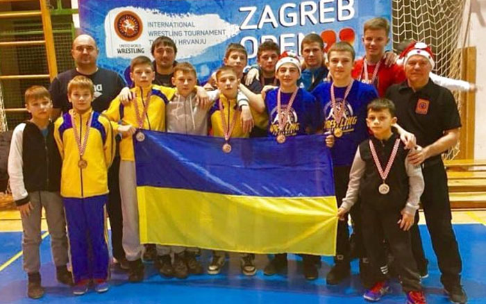 Тернопільські борці стали призерами Різдвяного турніру у Загребі