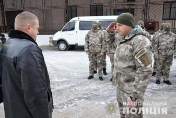 Тренувальну базу для бійців КОРД оглянув керівник поліції Тернопільщини (ФОТО)
