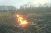 Полум’я виходило з-під землі: поблизу Тернополя через спалювання сухої трави ледь не сталася трагедія (ФОТО)