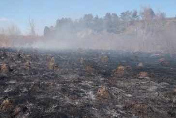 На Гусятинщині через спалювання сухої трави згоріла господарська будівля