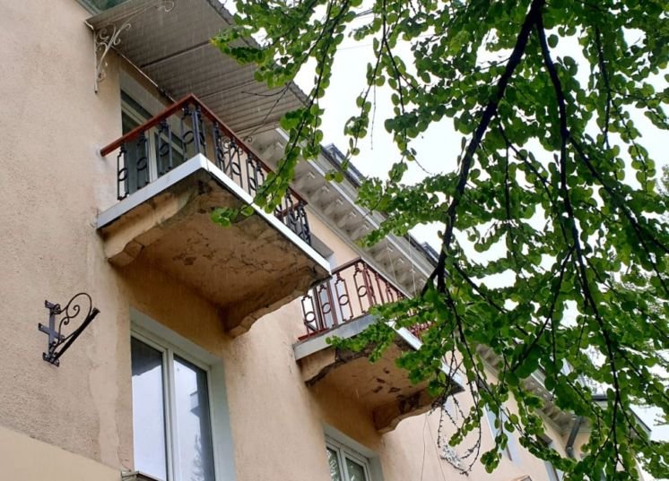 У яких будинках в історичному центрі Тернополя відремонтують балкони?