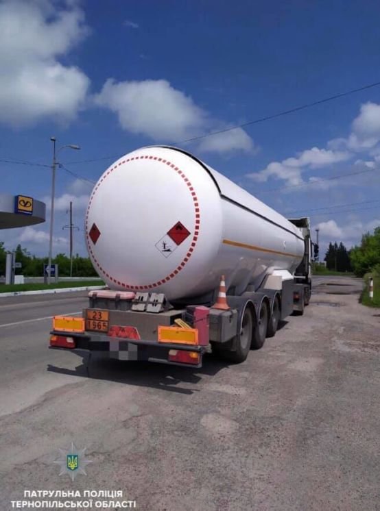 Патрульні Тернопільщини посилять контроль над перевезенням небезпечних вантажів