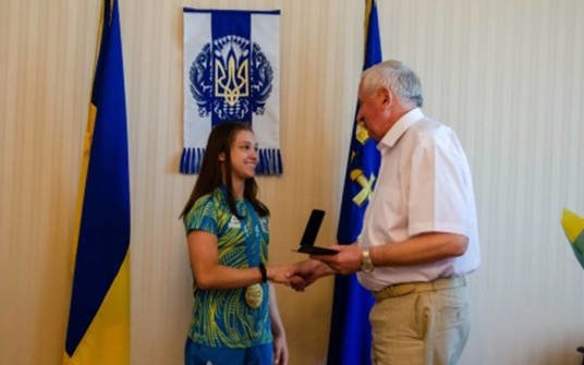 Гімнастка Анастасія Бачинська отримала відзнаку “Гордість Тернопілля”