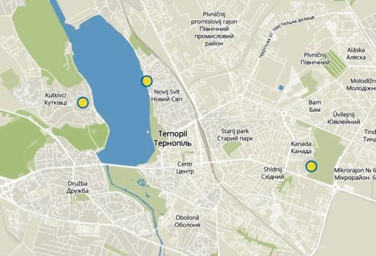 На Інтерактивній карті незаконних забудов у Тернополі з’явилося три об’єкти
