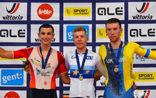 Тернополянин Владислав Щербань став бронзовим призером чемпіонату Європи з велотреку