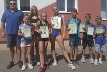 Юні зборівські легкоатлети здобули на Львівщині золоту, срібну та бронзову нагороди