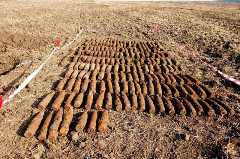 На Тернопільщині знайшли 229 артилерійських снаряди