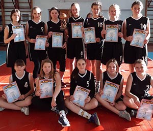 Дівчата з команди «ДЮСШ» Тернопіль посіли третє місце на турнірі з баскетболу