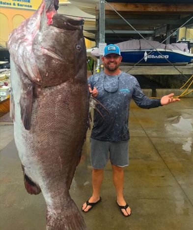 Американець спіймав гігантську рибу, якій 50 років