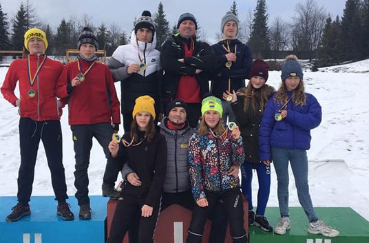 Збірна Тернопільської області – третя на чемпіонаті України з лижних гонок серед юнаків та дівчат