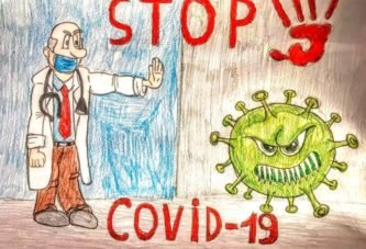 Юні художники з Тернополя створюють малюнки, аби боротися з поширенням коронавірусу (ФОТО)