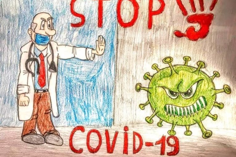 Юні художники з Тернополя створюють малюнки, аби боротися з поширенням коронавірусу (ФОТО)