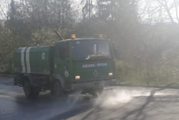 У Тернополі триває дезінфекція доріг