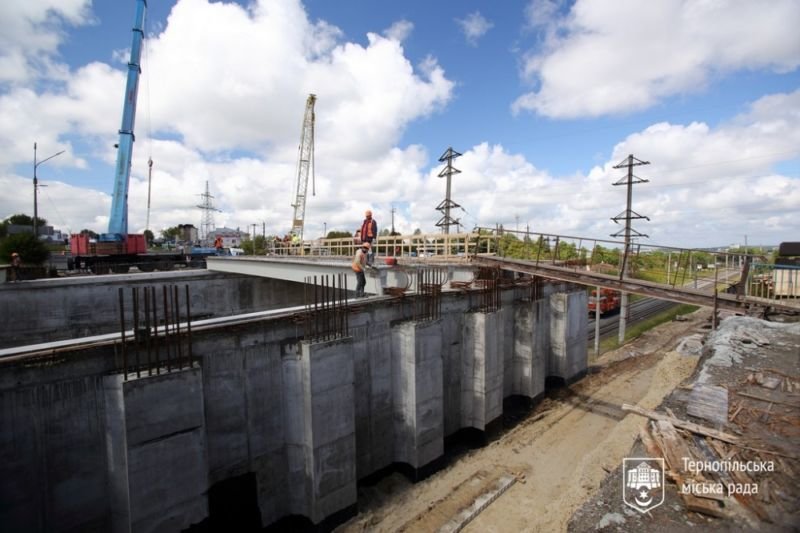 Як ремонтують Гаївський міст на об’їзній Тернополя (ФОТО)