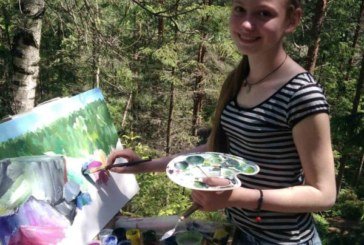 Почала малювати в чотири роки: юна тернополянка створює «живі» картини