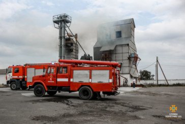 У Тернопільському районі горіла зерносушка (ФОТО)