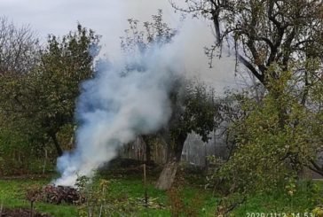 У Тернополі поліцейські складають адмінпротоколи на містян, які спалюють листя