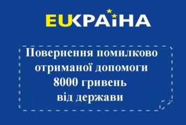 Тернополянам до уваги: як повернути помилково отриману допомогу 8000 гривень від держави