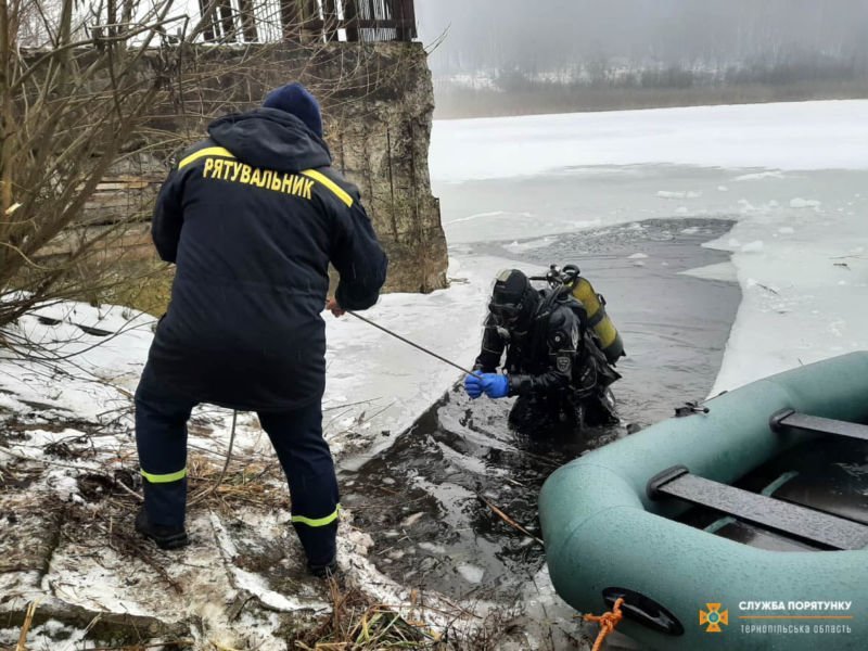 Житель Бережанщини провалився під лід на ставку: його знайшли мертвим