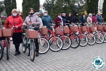 Соціальні працівники Шумщини отримали велосипеди від Японського фонду соціального розвитку