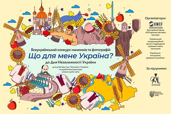 «Що для мене Україна?»: учнів Тернопільщини запрошують до участі в конкурсі малюнків та фотографій