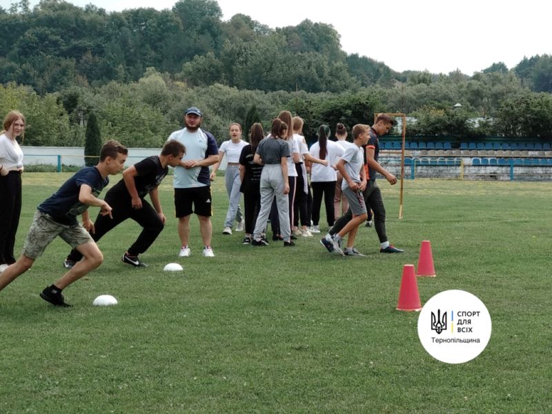 Школярі Гусятинщини зустріли День Незалежності України спортивними змаганнями