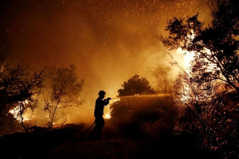 Пожежі в Європі вплинули на погоду в Україні